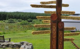 Boghill Centre sign post
